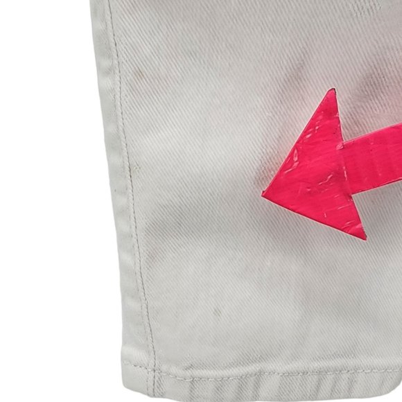 Boden Zipper Ankle White Denim Skinny Jeans Womens 8 - Picture 5 of 8